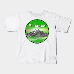 Mount Taranaki New Zealand Kids T-Shirt